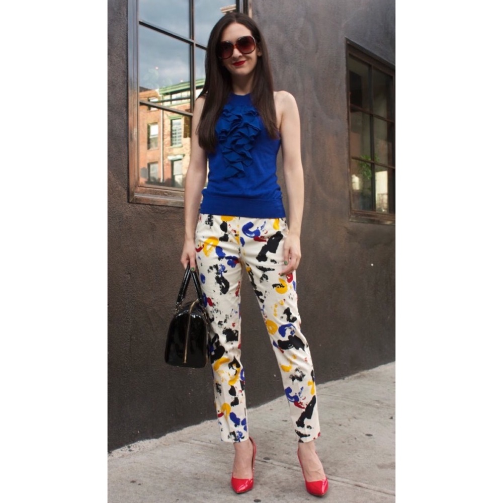ZARA BRUSHSTROKE TROUSER